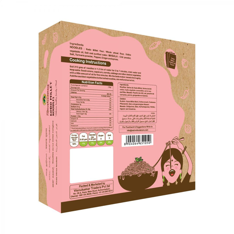 Buy native food store millet noodles varagu Online in UK