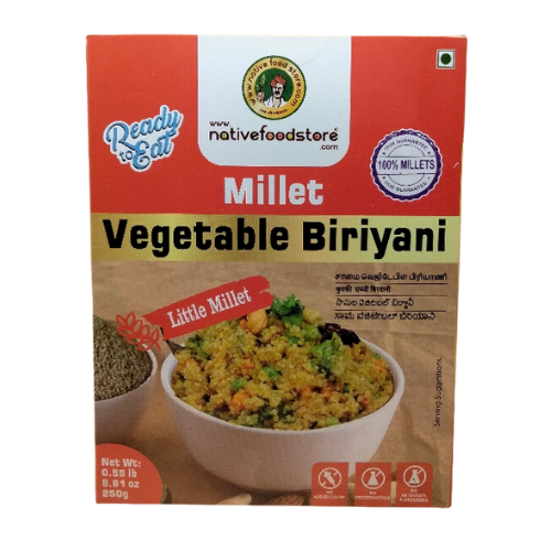 NATIVE FOOD STORE MILLET VEGETABLE BRIYANI 250G