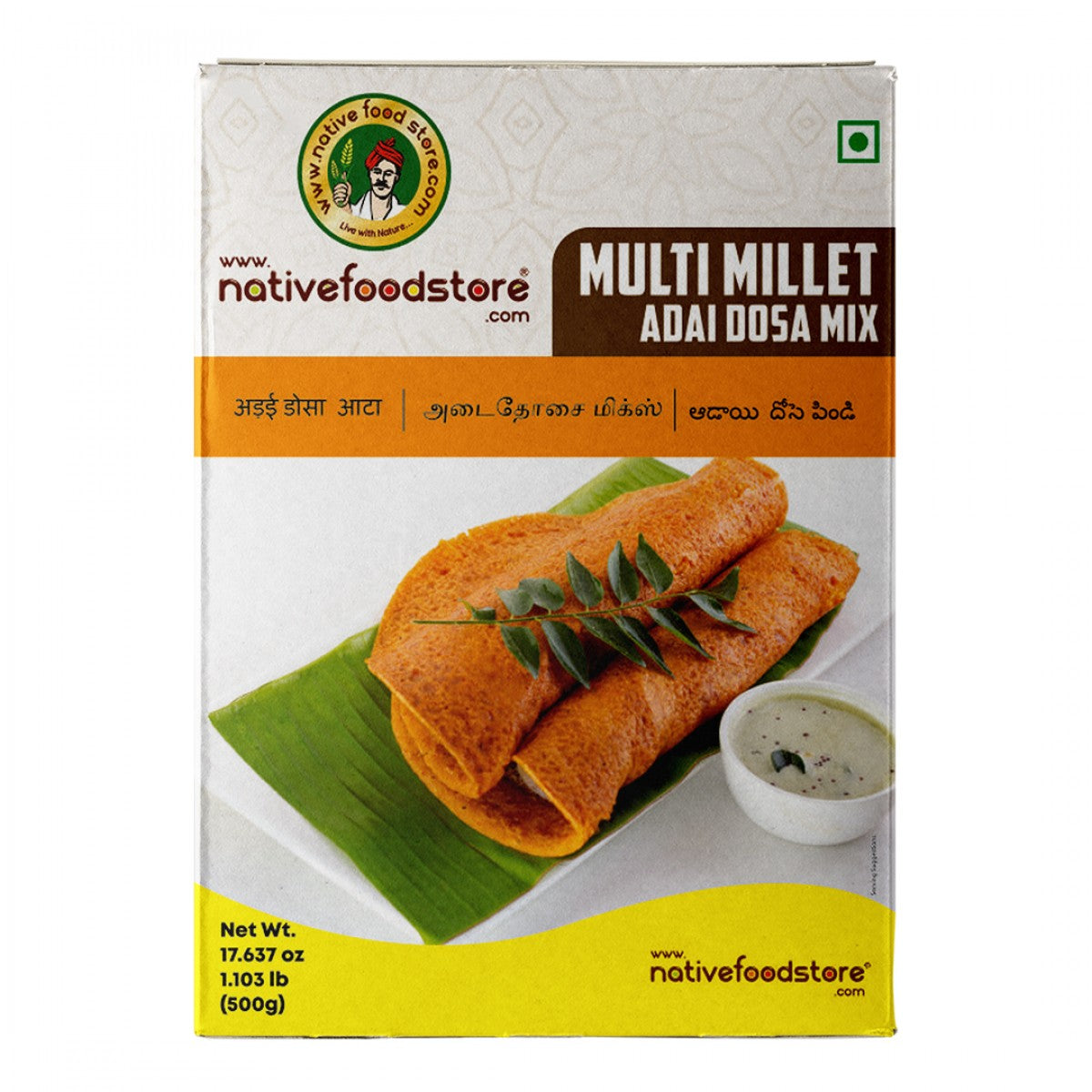 Buy Native Food Store Millet Ada Dosa Mix 500g Online