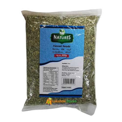 Buy Natures Fennel Seeds 400Gms Online