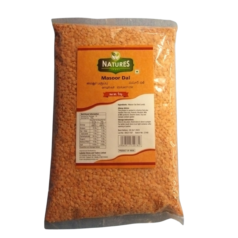 NATURES MASOOR DAL SPLIT 1KG