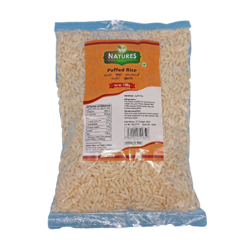 NATURES PUFFED RICE 100G