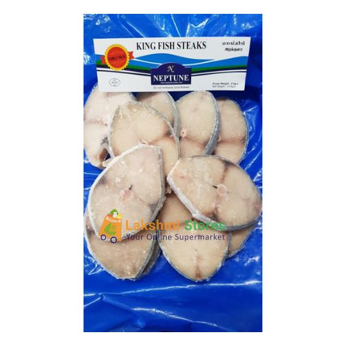 Buy Neptune Frozen King Fish Steaks 1.2Kg Online