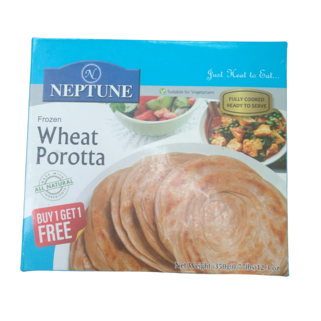 Buy Neptune Frozen Wheat Parotta 350G (Buy1 Get1 Free) Online
