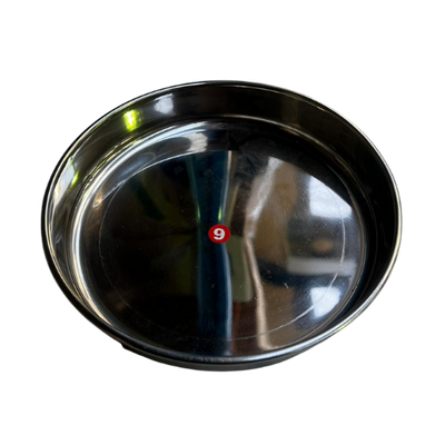 PLAIN STAINLESS STEEL PLATE  9 INCHES  Online from Lakshmi Stores
 