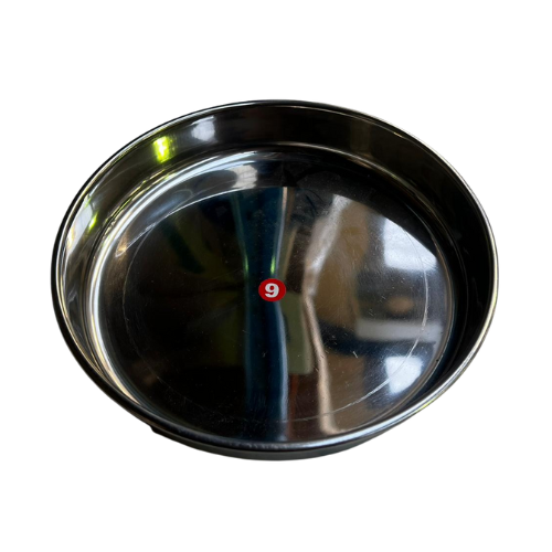 PLAIN STAINLESS STEEL PLATE  9 INCHES  Online from Lakshmi Stores
 