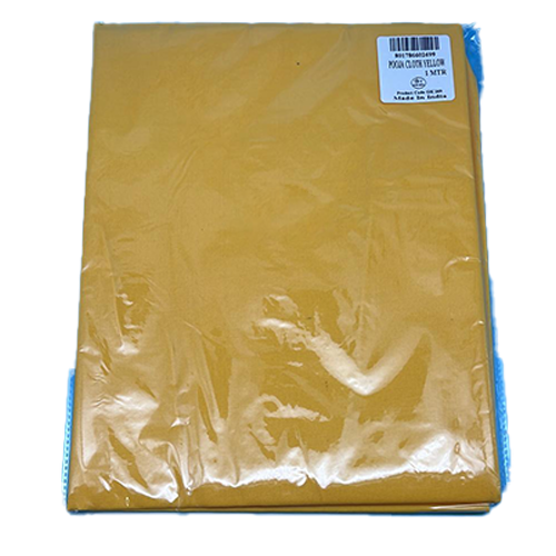 Buy Pooja Cloth 1 Meter Yellow Online