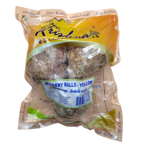 Buy Shree Krishna Jaggery Ball 1kg  Yellow Online