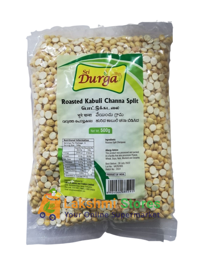 Buy SRI DURGA ROASTED KABULLI SPLIT- POTTU KADALAI Online in UK