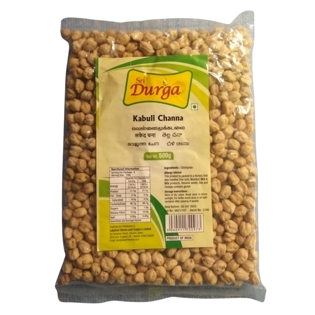 Buy Sri Durga Kabuli Channa 500g Online