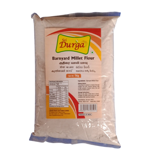 Buy SRI DURGA BARNYARD MILLET (KUTHIRAIVALLI) FLOUR 1KG 