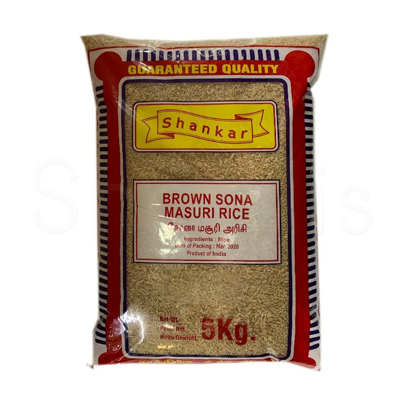 Buy Shankar Brown Sona Masoori Rice 5kg Online