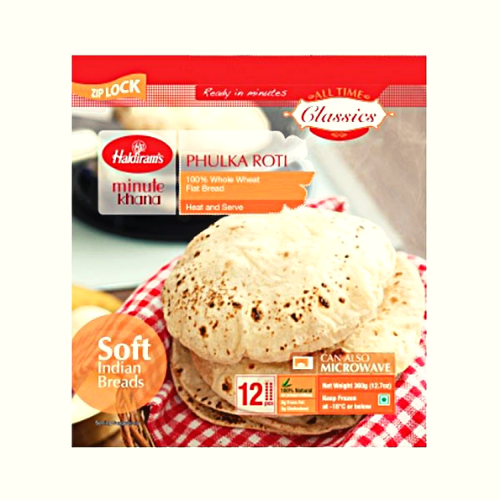 Buy HALDIRAMS FROZEN PHULKA ROTI 360G Online