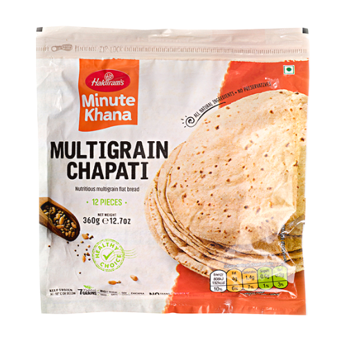 Buy Haldirams Frozen Multigrain Chapati 360G Online