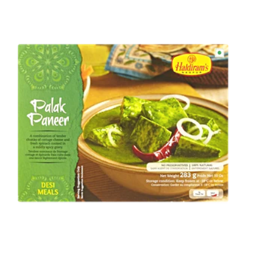 Buy Haldirams Frozen Palak Paneer 283g Online