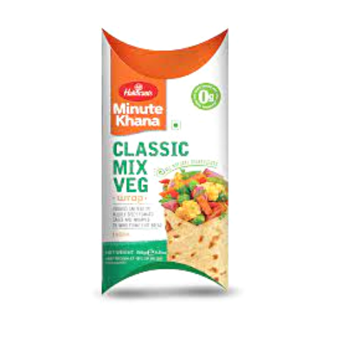 Buy Haldirams Frozen Mix Veg Wrap 156G Online