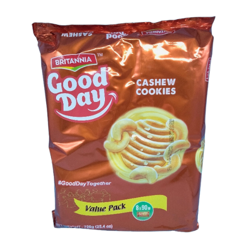 Buy Britannia Good Day Cashew Cookies Family Pack Online from LakshmiStores, UK