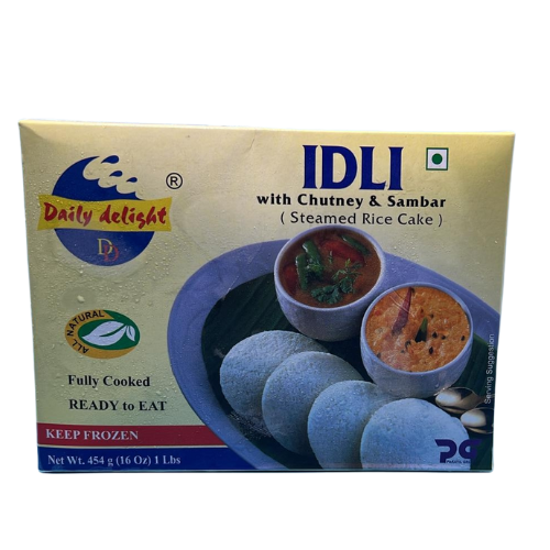 Buy Daily Delight Frozen Idli With Chutney & Sambar Online, Lakshmi Stores, UK