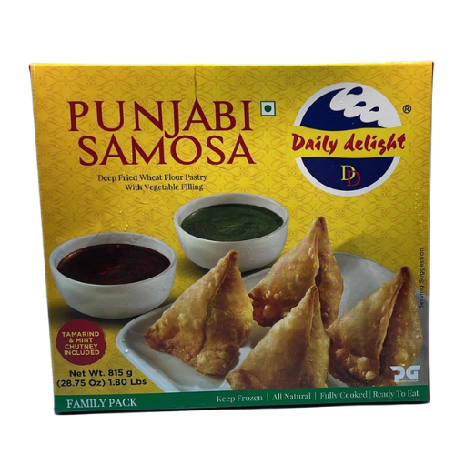 Buy Daily Delight Frozen Punjabi Samosa With Chutney Online, Lakshmi Stores, UK