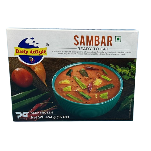 Buy Daily Delight Frozen Sambar 454g Online