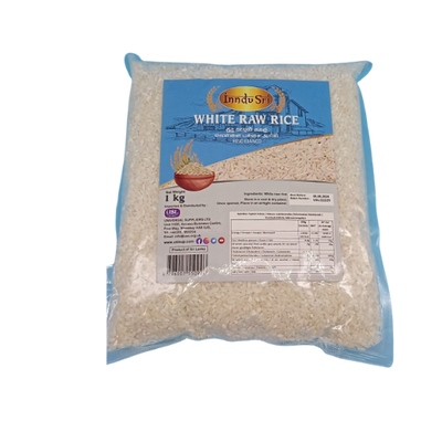 Buy Indu Sri White Raw Rice Online From Lakshmi Stores, UK