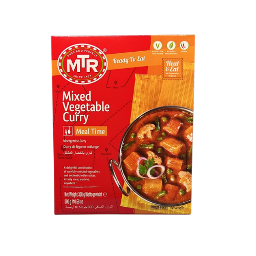 Buy MTR READY TO EAT MIXED VEGETABLE CURRY 300G Online
