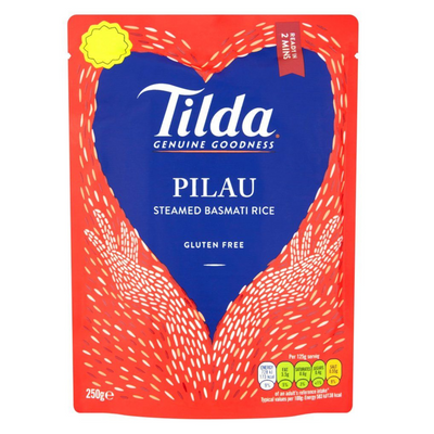 Buy Tilda Pilau Steamed Basmati Rice Online, Lakshmi Stores, UK