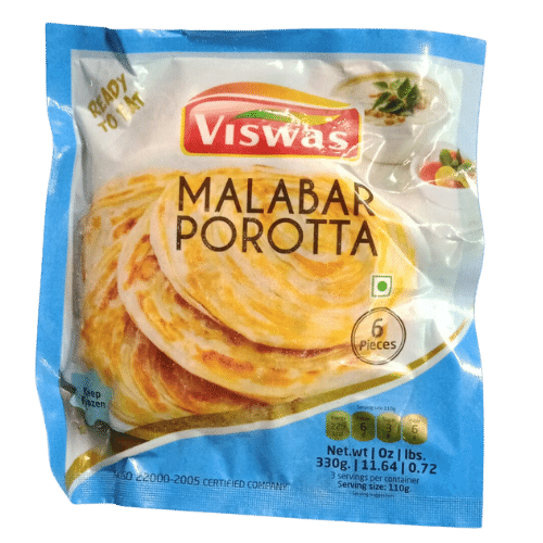 Buy viswas frozen malabar poratha online in UK