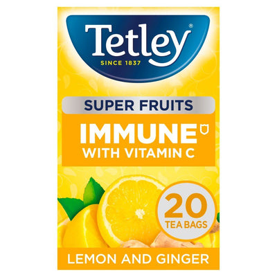 Buy Tetley Lemon And Ginger Tea Bags Online, Lakshmi Stores, UK