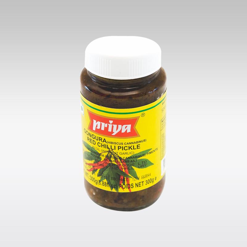 Buy Get PRIYA GONGURA RED CHILLI PICKLE Online in UK