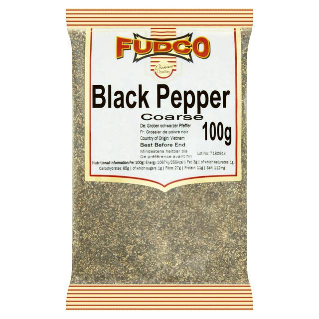 Buy Fudco Ground Black Pepper Coarse 100G Online