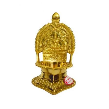 Buy Kamatchi Amman Vilakku In Brass - Size 5 Online