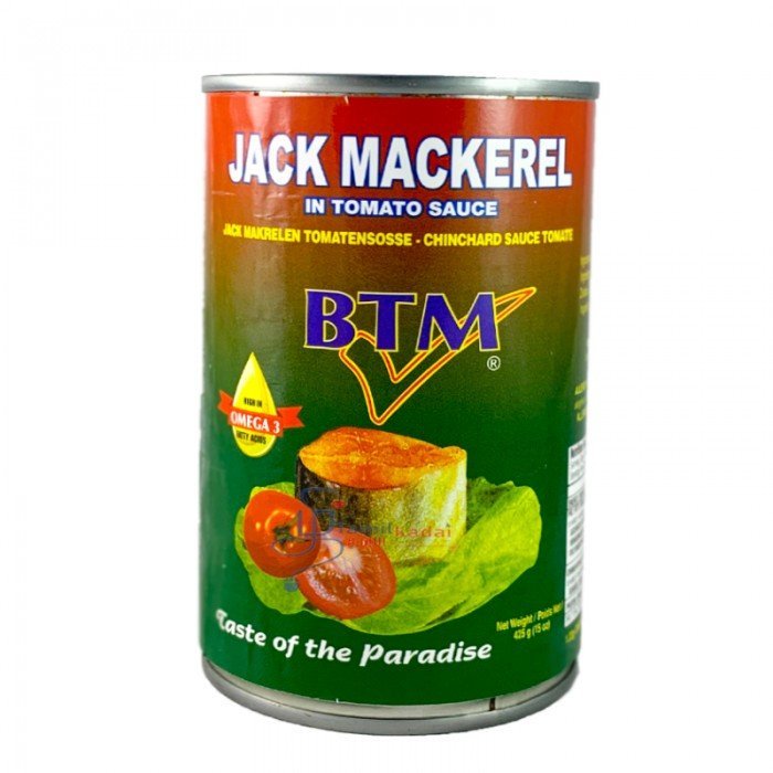 Buy Btm Jack Mackerel In Tomato Sauce 425G Online