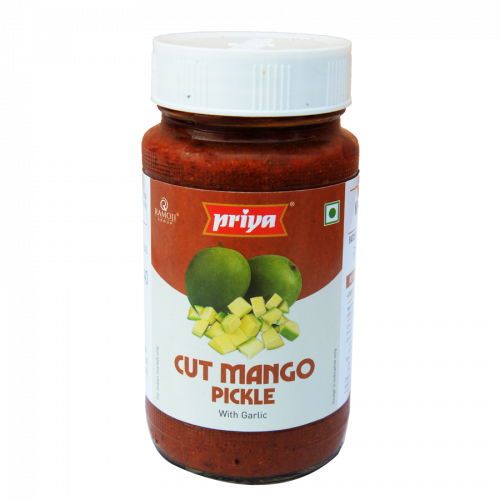 Buy PRIYA CUT MANGO PICKLE (WITHOUT GARLIC) Online in UK