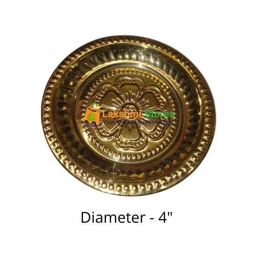 Buy Brass Plate 4 Inches Online