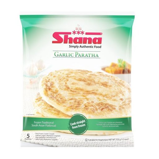 Buy Shana Frozen Garlic Paratha 400g Online