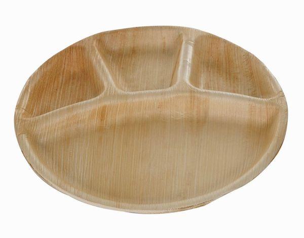 Buy PALM LEAF PLATES 4 PARTITION ROUND Online in UK