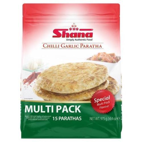 Buy Shana Chilli Garlic Paratha 1200g Online