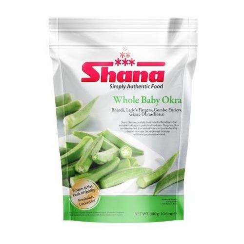 Buy Shana Frozen Whole Baby Okra 300g Online, Lakshmi Stores